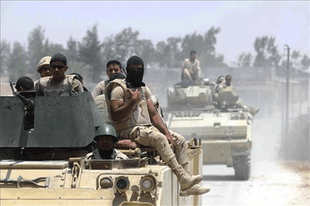 Egipto: Noveno día de la campaña militar en el Sinaí